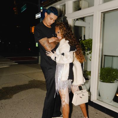 Kyle Kuzma and Winnie Harlow took a picture on their date night.